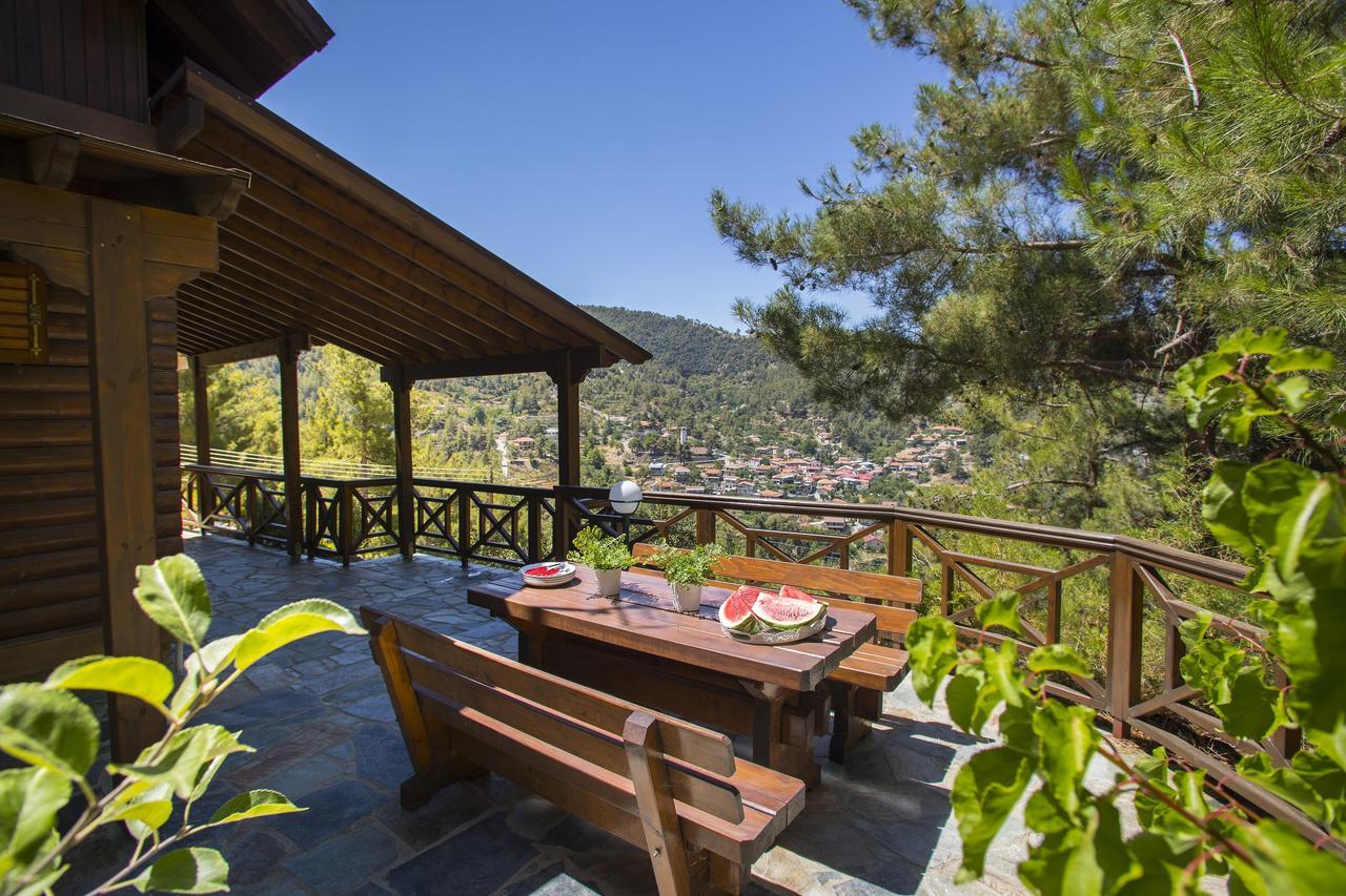 Villa Ricky Chalet Near Troodos Spilia Exterior foto