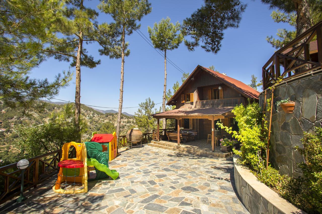 Villa Ricky Chalet Near Troodos Spilia Exterior foto