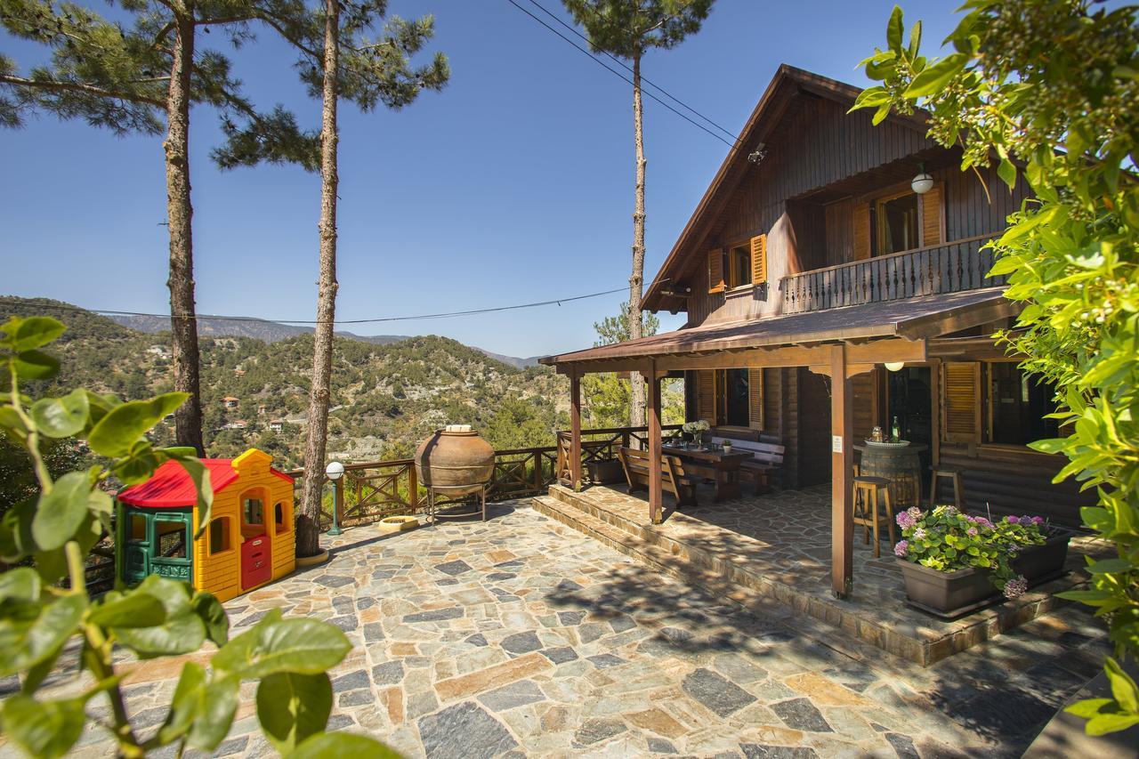 Villa Ricky Chalet Near Troodos Spilia Exterior foto