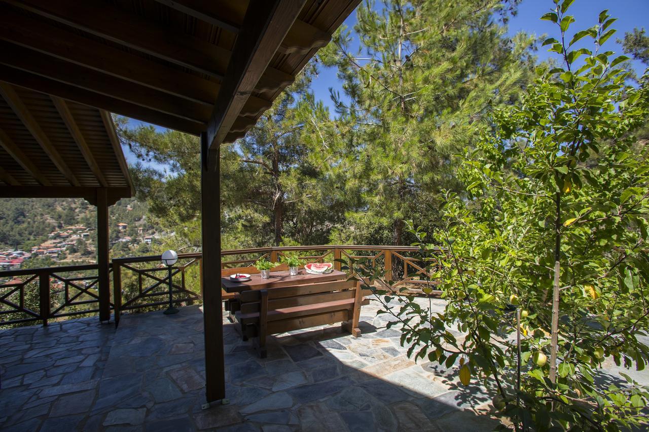 Villa Ricky Chalet Near Troodos Spilia Exterior foto