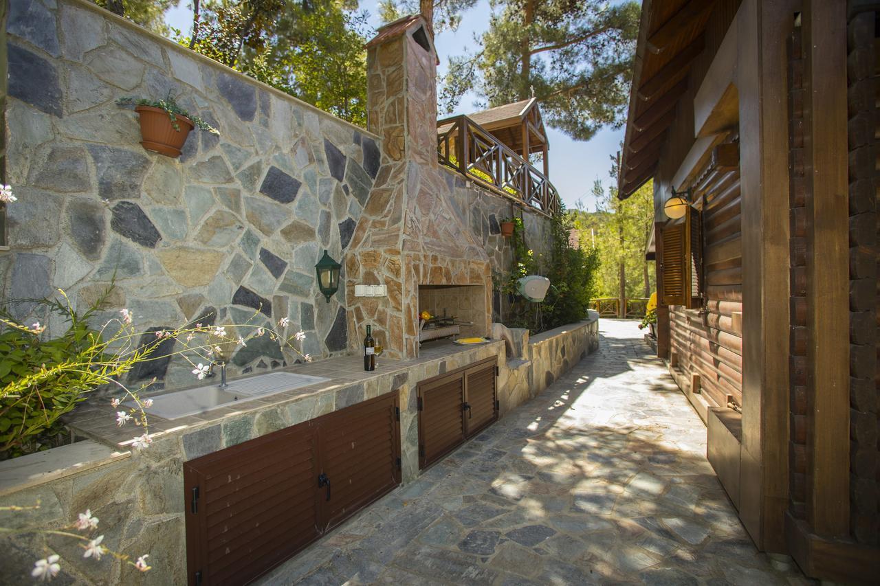 Villa Ricky Chalet Near Troodos Spilia Exterior foto